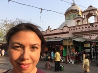 Animal sacrifice? WTF? Me at Kalighat